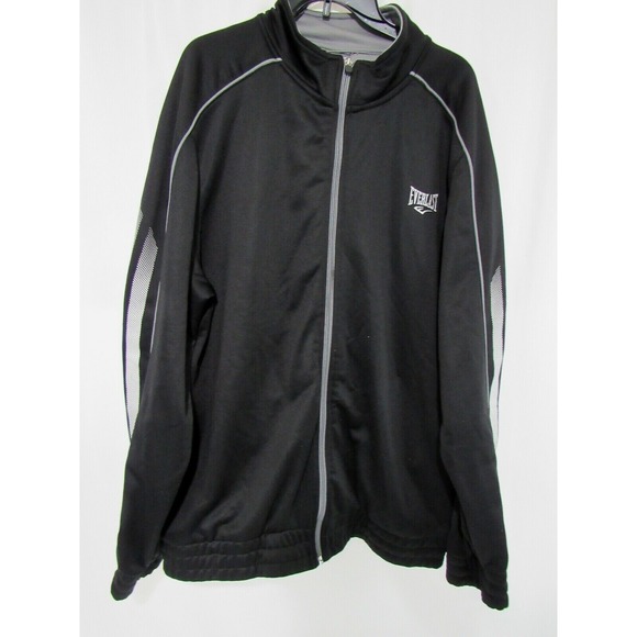 Everlast Other - Everlast men's full zip Warm-up jacket Black size Medium L Boxing MMA